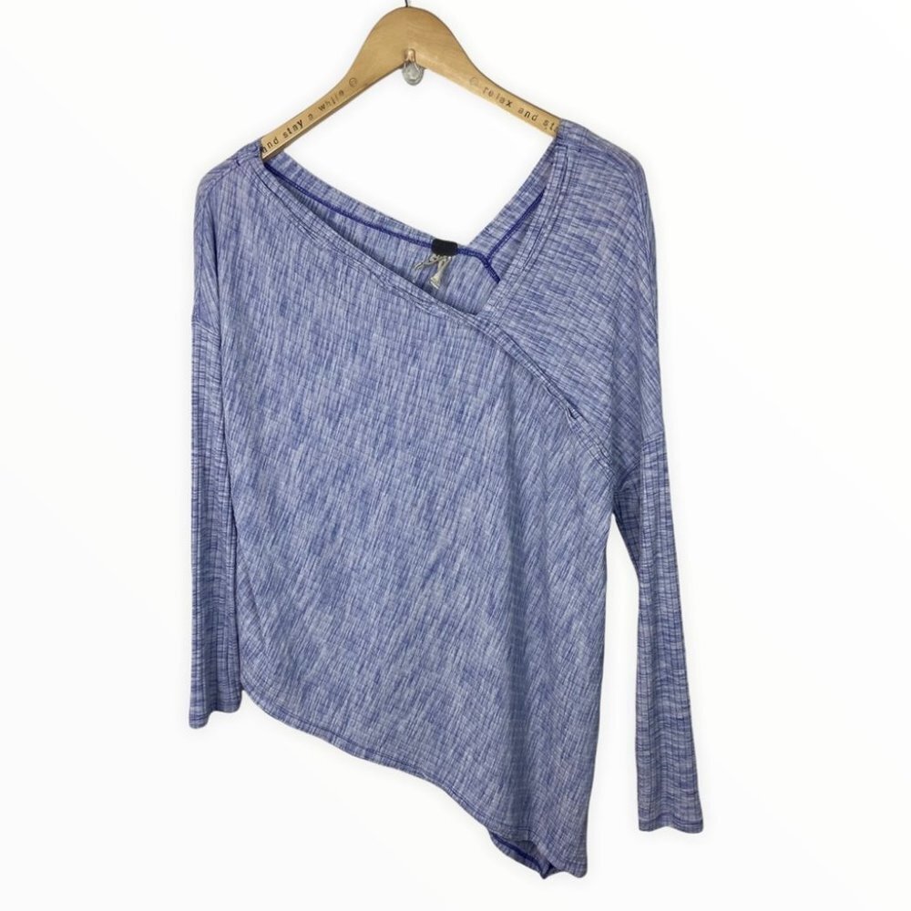 Free People Asymmetric Hem Lightweight Thermal Long Sleeve Womens XS Lightweight